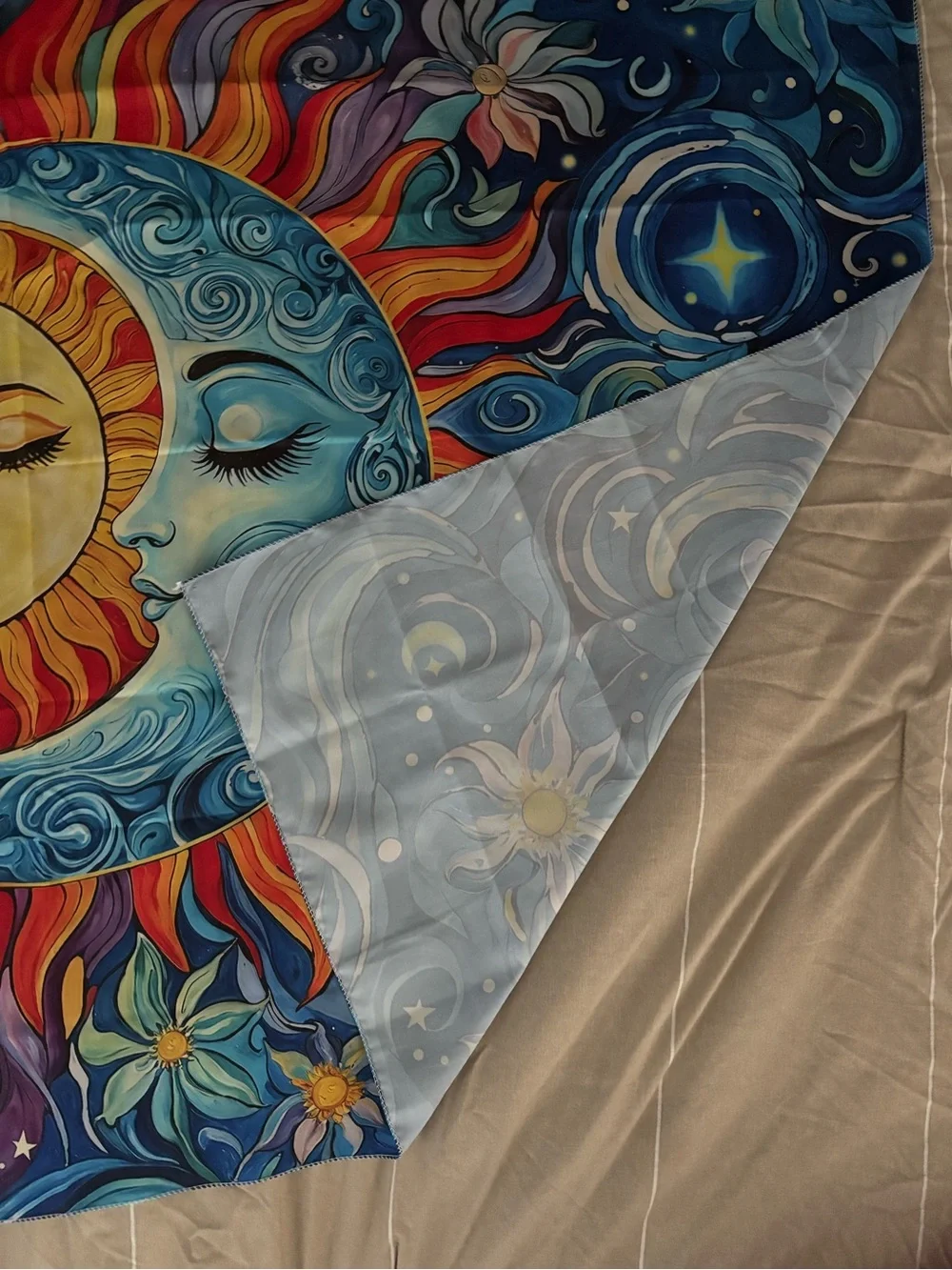 Sun and Moon Wall Tapestry